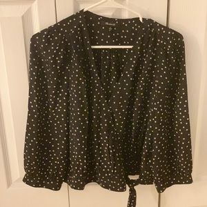 Madewell star wrap top